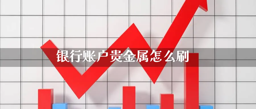 银行账户贵金属怎么刷_https://www.51pinbao.com_恒指直播室_第1张