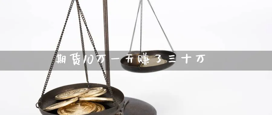 期货10万一天赚了三十万_https://www.51pinbao.com_纳指直播室_第1张
