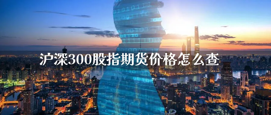 沪深300股指期货价格怎么查_https://www.51pinbao.com_期货直播室_第1张