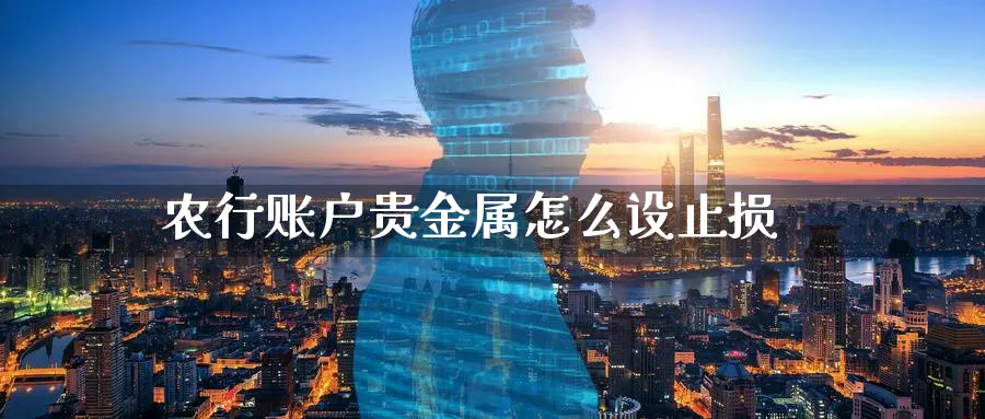 农行账户贵金属怎么设止损_期货直播室_第1张_51期货直播网 农行账户贵金属怎么设止损_https://www.51pinbao.com_期货直播室_第1张