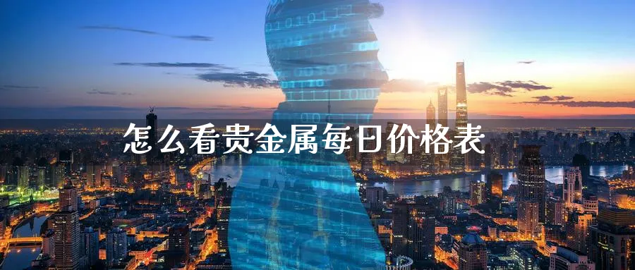 怎么看贵金属每日价格表_https://www.51pinbao.com_期货直播室_第1张