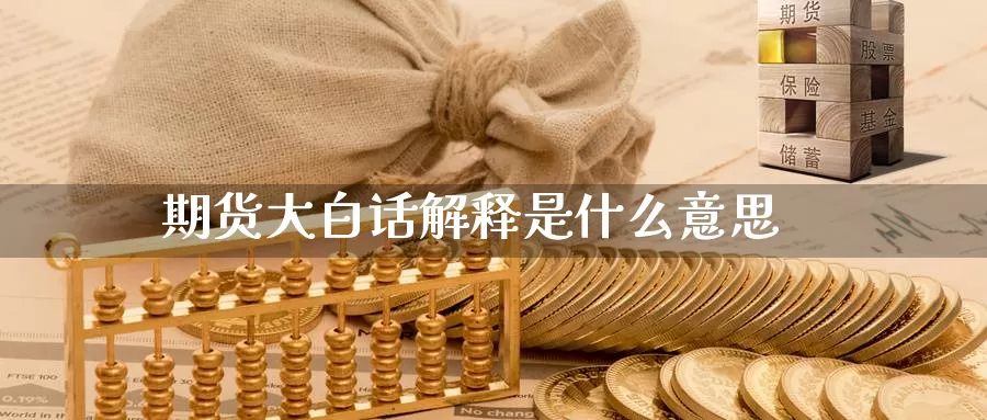 期货大白话解释是什么意思_https://www.51pinbao.com_恒指直播室_第1张