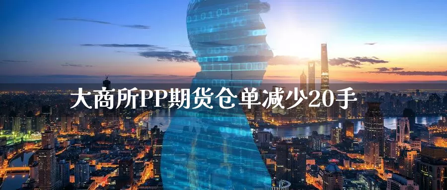 大商所PP期货仓单减少20手_期货直播室_第1张_51期货直播网 大商所PP期货仓单减少20手_https://www.51pinbao.com_期货直播室_第1张