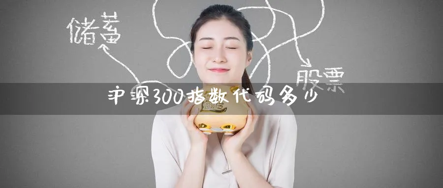 沪深300指数代码多少_https://www.51pinbao.com_纳指直播室_第1张