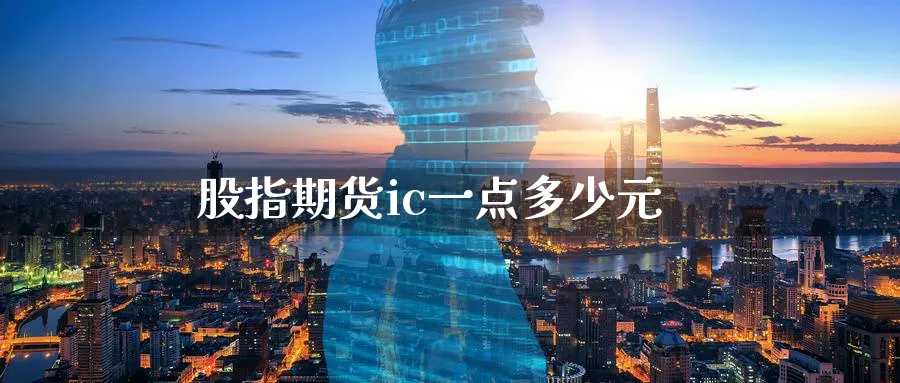 股指期货ic一点多少元_https://www.51pinbao.com_期货直播室_第1张
