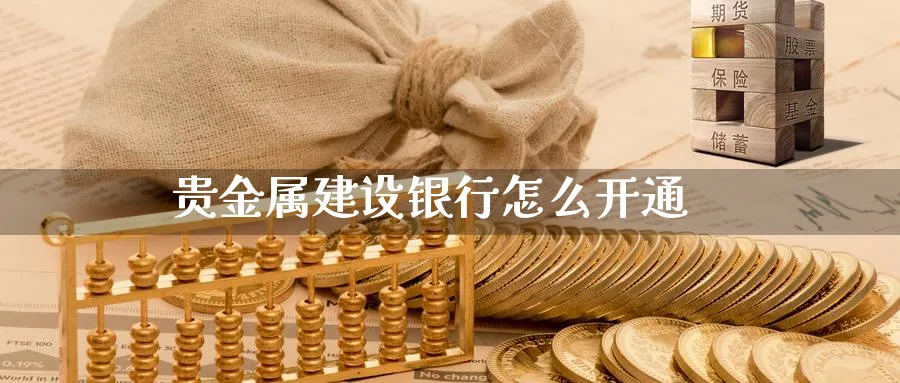 贵金属建设银行怎么开通_https://www.51pinbao.com_恒指直播室_第1张