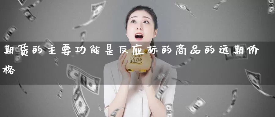 期货的主要功能是反应标的商品的远期价格_https://www.51pinbao.com_德指直播室_第1张