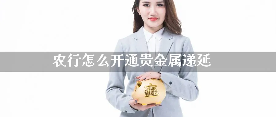 农行怎么开通贵金属递延_https://www.51pinbao.com_恒指直播室_第1张