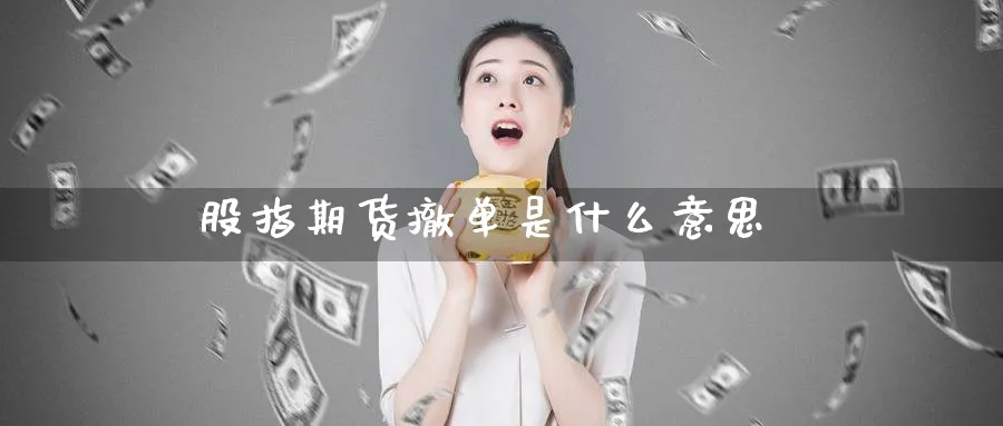 股指期货撤单是什么意思_https://www.51pinbao.com_纳指直播室_第1张