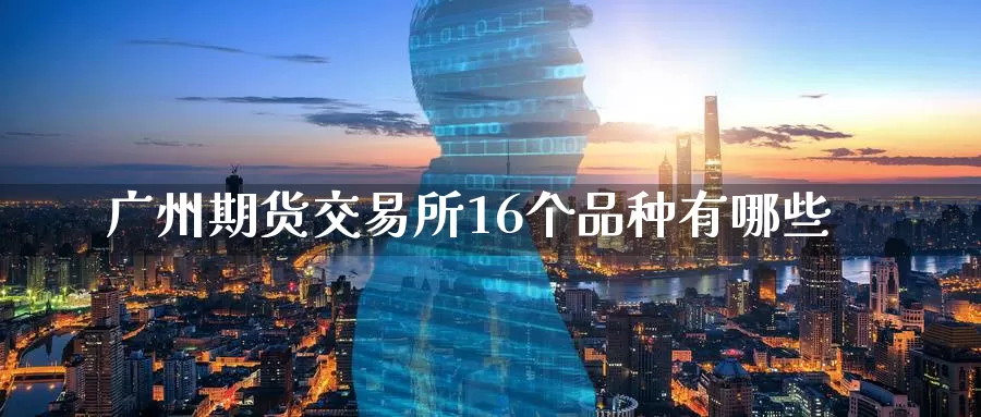 广州期货交易所16个品种有哪些_https://www.51pinbao.com_黄金直播室_第1张
