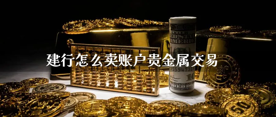 建行怎么卖账户贵金属交易_https://www.51pinbao.com_恒指直播室_第1张