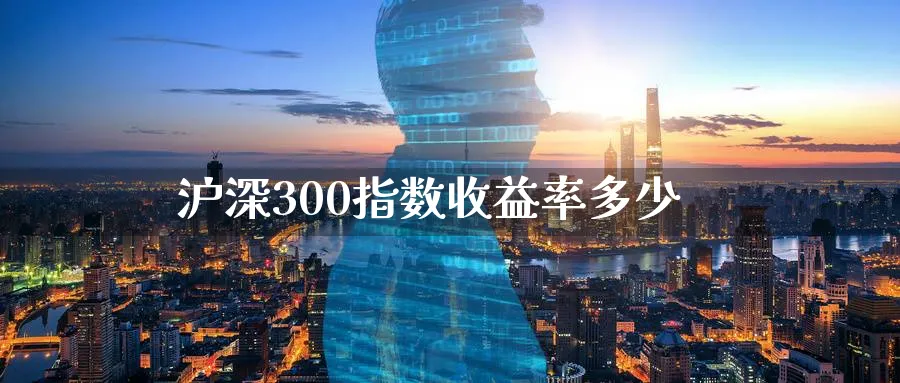 沪深300指数收益率多少_https://www.51pinbao.com_原油直播室_第1张