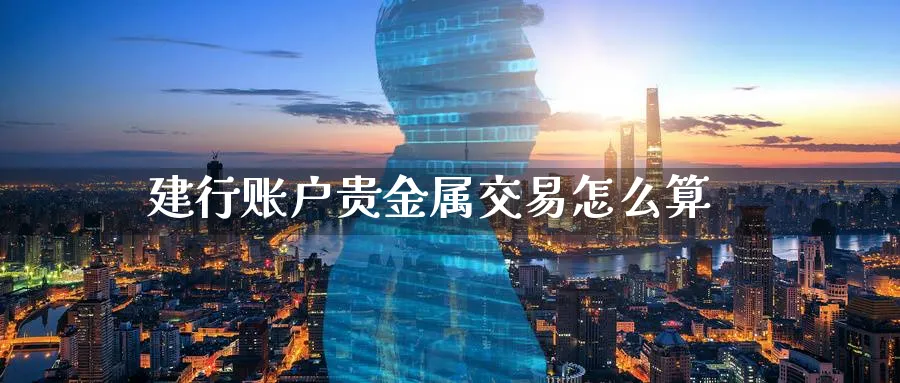 建行账户贵金属交易怎么算_https://www.51pinbao.com_恒指直播室_第1张