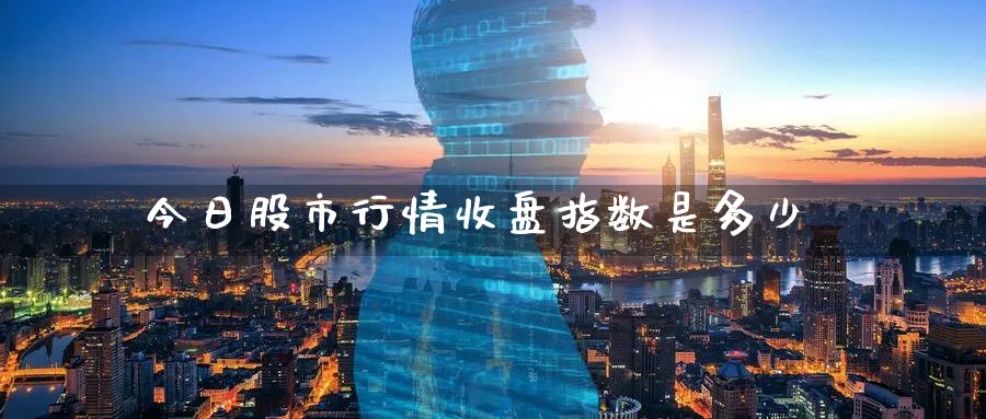 今日股市行情收盘指数是多少_https://www.51pinbao.com_黄金直播室_第1张