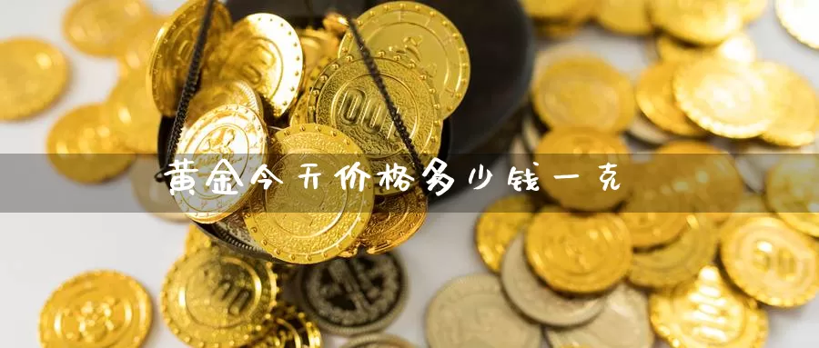 黄金今天价格多少钱一克_https://www.51pinbao.com_纳指直播室_第1张