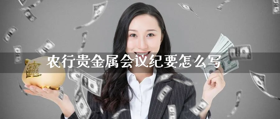 农行贵金属会议纪要怎么写_https://www.51pinbao.com_恒指直播室_第1张