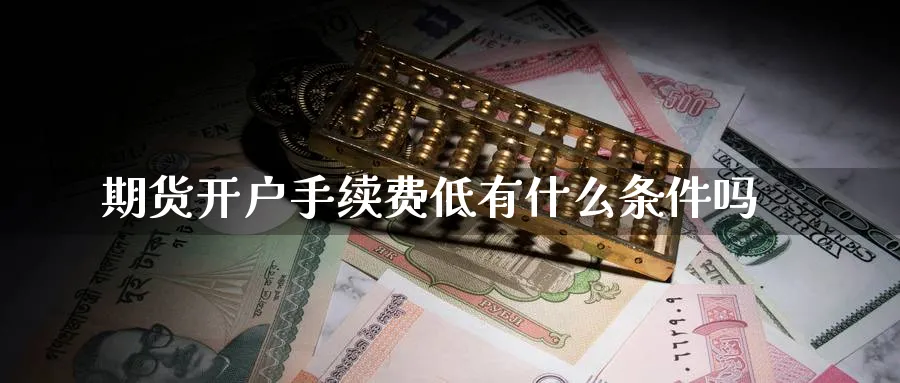 期货开户手续费低有什么条件吗_https://www.51pinbao.com_期货直播室_第1张