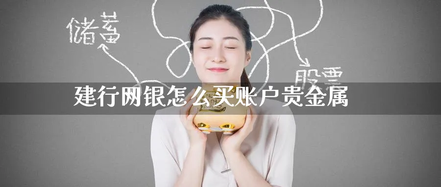 建行网银怎么买账户贵金属_https://www.51pinbao.com_恒指直播室_第1张